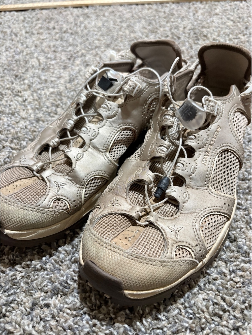 Vintage Salomon Techamphibian 2 Mesh Water Hiking Shoes - W 8.5 Y2K Gorpcore